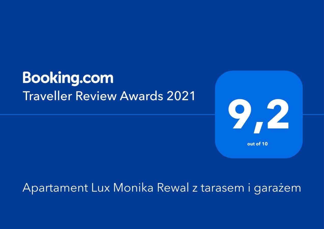 Apartament Lux Monika Rewal Z Tarasem I Garazem Екстер'єр фото